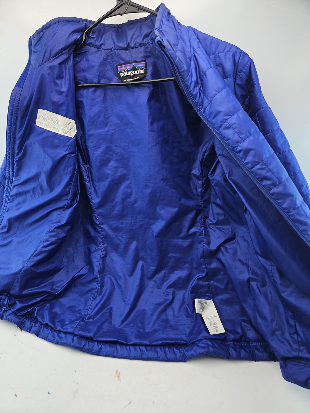 Patagonia Women's Nano Puff Blue Quilted Puffer Jacket - Picture 10 of 12